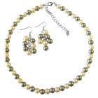 Find Your Cheap Wedding Jewelry Pistachu Pearls Daffodill Necklace Set