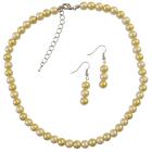 Shop Cheap Jewelry Inexpensive Wedding Pearl Daffodill Necklace Set