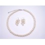Ivory Pearls Bridal Bridesmaid Flower Girl Wedding Jewelry Set Affordable Under Jewelry Set