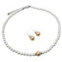Inexpensive Pearl Jewelry with Silver Rondells Sparkle Like Diamond