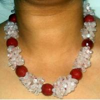 Carnelian Stone Necklace 17 Inches