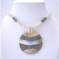 ABalone Resin Shell Pendant Necklace 