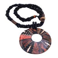 Shell Pendant Is Complemented With Elegant Very Ethnic Pendant Necklace  Perfect Gift