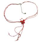 Red Butterfly Necklace w/ Beautiful Tassel Necklace