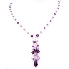 Swarovski Collection Valentine Gift Feburary Crystal Color Jewelry Amethyst Crystals Necklace