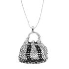 A Gorgeous Dazzling Black Diamond And Jet Cubic Zirconia Christmas Gift