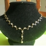Gorgeous Gold Necklace Made in Korea with zircon