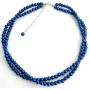 Nite Blue Pearls Necklace Wedding Collection Gift Your Bridesmaid