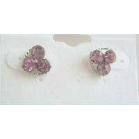 Pink Flower Earrings Earrings