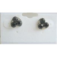 Black Flower Earrings Earrings