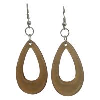 Dollar Jewelry Dollar Earrings Brown Glass Teardrop Earrings Teardrop Dollar Earrings