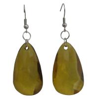 Lite Smoked Topaz Bead Earrings Only A Dollar Earrings Polygan Acrylic Bead Earrings