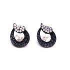 Fancy Stud Earrings Cubic Zircon Diamante Earrings Return Gift