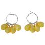 PUmkin Color Transparent Beads Cool Earrings For $1