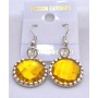 Earrings Bright Topaz Simulated Crystals Earrings
