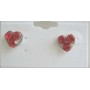 Simple Design Beautiful Red Flower Fun Wearing Earrings For All Ages