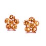 Charitable Jewelry Return Gift Lite Colorado Flower Stud Earrings
