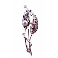Freshwater Pearls Brooch Cheap Wedding Brooch Lavender Pearls With Sparkling Diamante Bridemaides Brooch