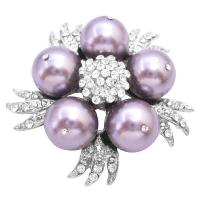 Pearls Brooch Cake Dress Match Your Dress W/ Mauve Brooch