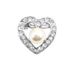 Valentine Heart Romantic Brooch Fully Embedded W/ Cubic Zircon