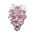 Crystals Prom Jewelry Lite Rose Crystals Brooch Pin for Cakes