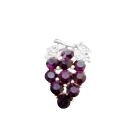 Prom Jewelry Amethyst Crystals Dress Jewel Brooch Pin