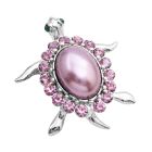 Sign Of Luck Turtle Brooch Designate Long Life Amethyst Crystal Turtle Brooch