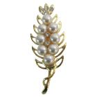 Check Out Our Great Selection Leaf Shaped Wedding Gold Brooches Gift