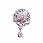 Bling Bling with Cubic Zircon Sparkling Simulated Diamond Brooch
