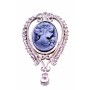 Victorian Lady Holding Flower Cameo Lady Brooch Pendant