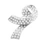 Breast Cancer Brooch Fully Embedded with Crystals At Affordable Price