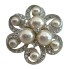Bridal Jewelry Brooch Pearls Brooch Pin For Bridal Bridesmaides Brooch Dress