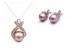 Sparkle With Affordable Jewelry Excellent Genuiine Swarovski Platinum Champagne Necklace Set