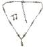 Custom Bridal Jewelry w/ Ivory Pearls & AB Crystals Genuine Swarovski Crystals Pearls Bridemaides Flower Girls Jewelry Set w/ Drop Down Necklace Set
