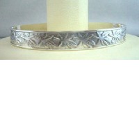 Genuine Sterling Silver Cuff Bracelet Self Designed Bracelet