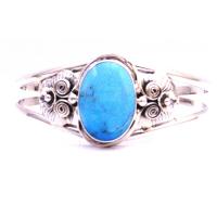 Silver Bracelet Gift For Your Beloved Mother Turquiose Stone Engraved from fashionjewelryforeveryone.com