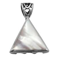 Vintage Mother Of Pearls Beautifuly Sterling Silver Jewelry Mother Of Pearls Pendant