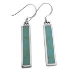 Stylish Dangling Green Turquoise Sterling Silver Gift Jewelry Inexpensive Sterling Jewelry