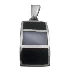 Her Gift Mother Of Pearl Square Sterling Silver Pendant