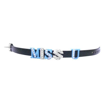Miss U Bracelet Express w/ Miss U Letter On Your Wrist Watch Strap