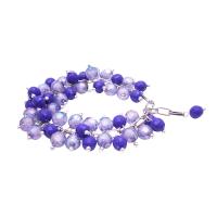 Lavender & Purple Cluster Bracelet Gorgeous Handcrafted Bracelet