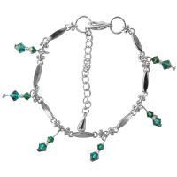 This Bracelet is Exquisite Beauty in Emerald Swarovski Crystals