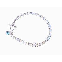 Swarovski AB Crystals Teardrop Bridal Bracelet Handcrafted Custom Bracelet 