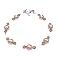 Classy Wedding Jewelry With Genuine Swarovski Bronze Pearls & Smoked Topaz Crystals Under  Jewelry