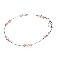 Peach Dress Matching Jewelry Exclusively Wedding Bridal Bridemaids Inexpensive Quality Bracelet