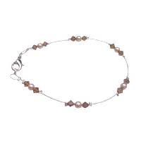 Wedding Bronze Pearls Brown Crystals Jewelry High Quality With Reasonable Price Bracelet Swarovski Lover Jewelry