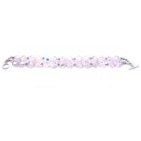 Comet Argent Crystals Bracelet With AB Crystals Round Crystals Bracelet Sophisticate Bridal Wedding Gift Beautiful Jewelry