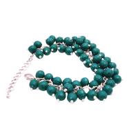 Customize Bracelet With Fashion Jewelry For Everyone Green Beads Cluster Bracelet Affordable Price