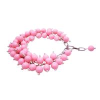Very Delicate Elegant Soothing Color Rose Petal Beads Bracelet