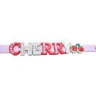 Watch Strap Bracelet Cherry Letter w/ Cherry Fruit Bracelet